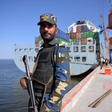 Plans to build a security fence around Gwadar port have been halted. Photo: AFP