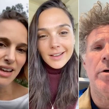 Natalie Portman, Gal Gadot and Will Ferrell singing John Lennon’s Imagine – perhaps the first agreed-upon hate object of 2020. Photo: YouTube