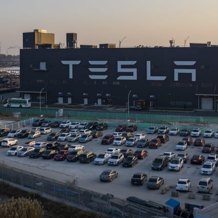 Tesla’s Gigafactory in Shanghai, China. Photo: Bloomberg