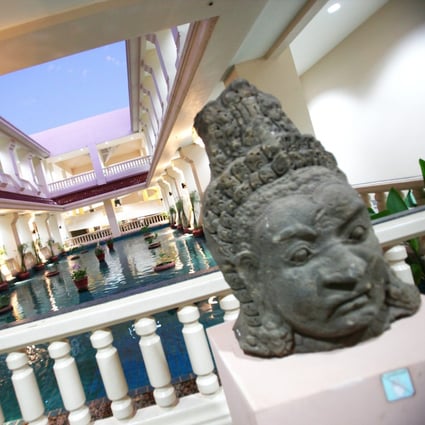 Inside the Angkor National Museum in the city of Siem Reap, Cambodia. The wider Siem Reap province has long been reliant on its history for tourism, but a large-scale infrastructure development plan aims to change that. Photo: Getty Images