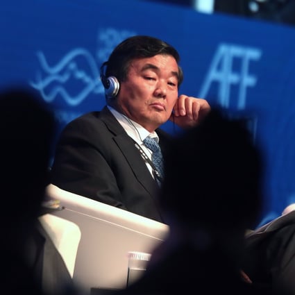 China Development Bank chairman Hu Huaibang worked his way up the financial ladder. Photo: Jonathan Wong