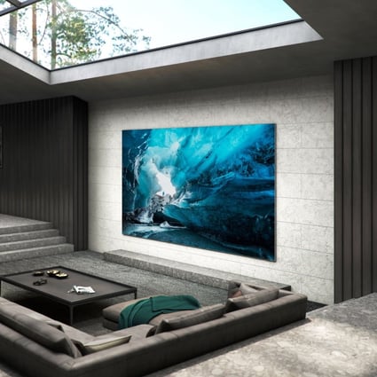The new Samsung microLED TVs offer 4K definition and screen sizes that range from 88 to 110 inches. Photo: Samsung