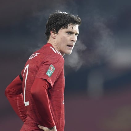 Victor Lindelof’s Manchester United were knocked out of the Carabao Cup courtesy of two set-piece goals by league rivals Manchester City on Wednesday. Photo: Reuters