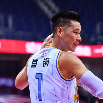 Jeremy Lin in action for the Beijing Ducks in the Chinese Basketball Association in the 2019-20 season. Photo: Xinhua