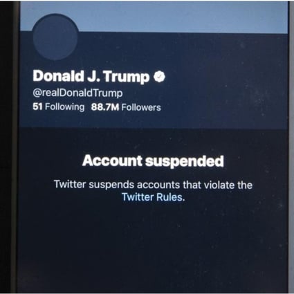 Donald Trump’s Twitter has been suspended – for good. Photo: EPA-EFE, Reuters