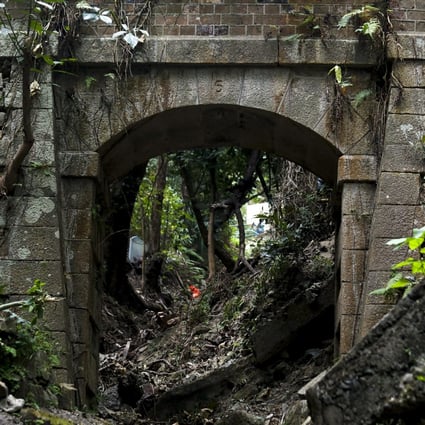 A section, marked No 5, of the Pok Fu Lam Conduit. Photo: Xiaomei Chen