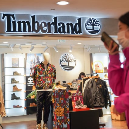 A Timberland shop in Mong Kok. VF Corporation owns or operates more than 50 shops in Hong Kong. Photo: Winson Wong