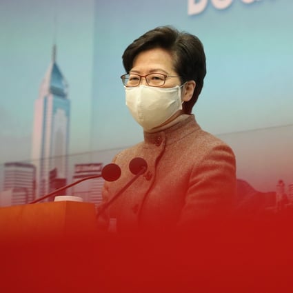 Chief Executive Carrie Lam hit back at Western critics and defended recent opposition arrests at a press conference on Tuesday. Photo: Nora Tam