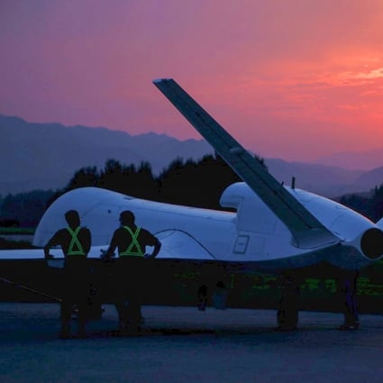 China’s WJ-700 drone is powered by a jet engine and can fly at altitudes of up to 12,000 metres. Photo: Weibo