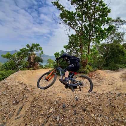 A rider trying out the new bike park near Mui Wo on Lantau Island. Photos: Handout
