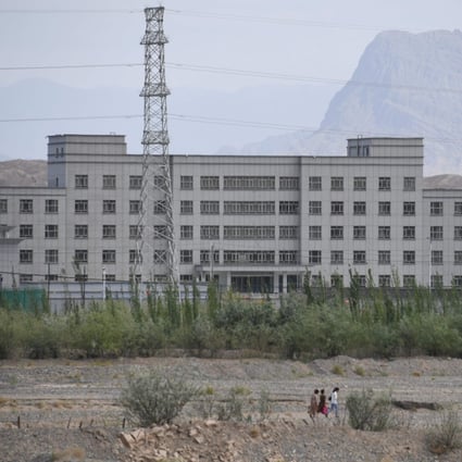 A facility believed to be a re-education camp where people mostly from Muslim ethnic minority groups are detained is seen in Artux in Xinjiang in June 2019. Photo: AFP