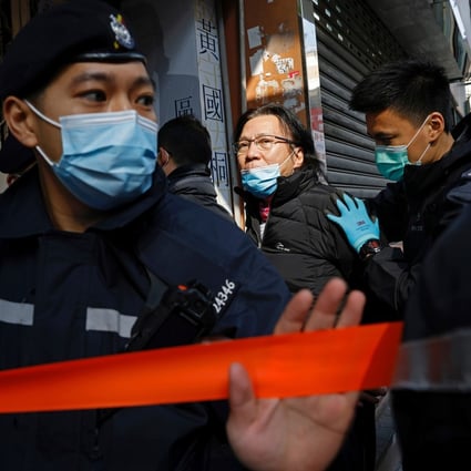 Lawyer Daniel Wong was one of 11 people arrested on Thursday morning on suspicion of assisting offenders. Photo: Reuters