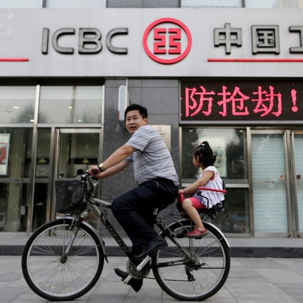 A branch of the Industrial and Commercial Bank of China (ICBC) in Beijing. Photo: Reuters