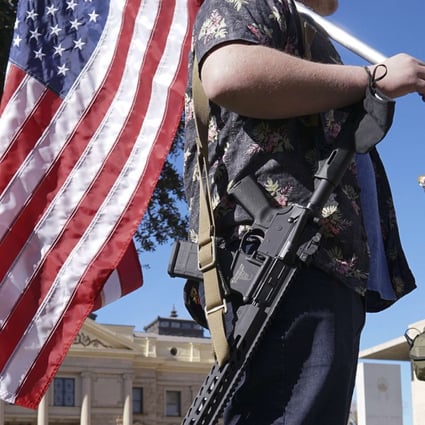 Fortified Us State Capitols See Small Protests Some Armed Before Joe Biden Inauguration South China Morning Post Capitol and is organized by the joint congressional committee on inaugural ceremonies. fortified us state capitols see small
