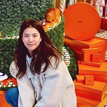 Hong Kong model and actress Anita Yuen poses in front of Hermès merchandise – the brand is one of her favourites, but what else does she spend her money on? Photo: @anitayuenwy/Instagram
