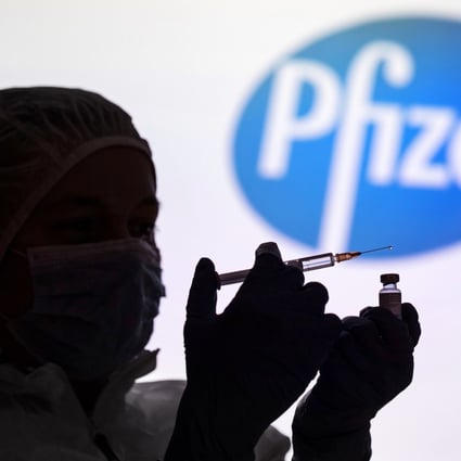 The Covid-19 vaccine co-developed by Pfizer has sought emergency-use approval in Hong Kong. Photo: EPA-EFE