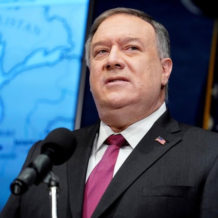 US Secretary of State Mike Pompeo has criticised China’s Communist Party over Hong Kong, Taiwan, Xinjiang and its initial handling of Covid-19. Photo: Reuters