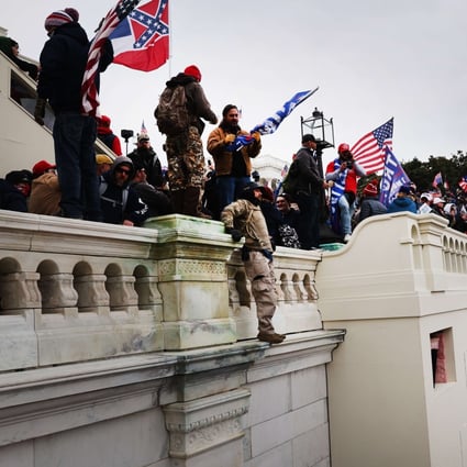 Donald Trump supporters at the United States Capitol, on January 6. Photo: AFP