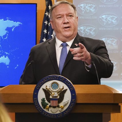 Former secretary of state Mike Pompeo is one of 28 people sanctioned by Beijing on Wednesday. Photo: AP