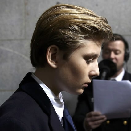 Barron, son of US President Donald Trump, has attracted criticism but has had his defenders too, not least his mum, first lady Melania Trump. Photo: Reuters