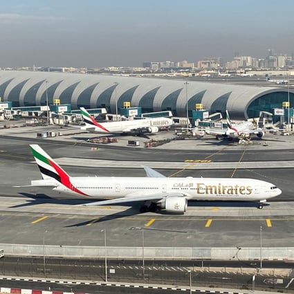Emirates aircraft sit on the tarmac at Dubai International Airport. Photo: Reuters