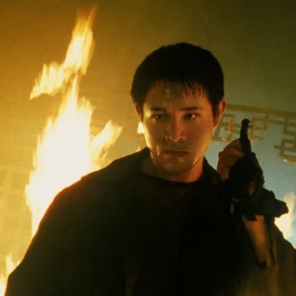Jet Li in a still from Romeo Must Die (2000), the first Hollywood film in which the Chinese martial arts actor played the lead role.
