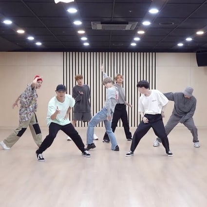K-pop idols’ dance practice videos, such as this one by BTS, are often released alongside the more glamorous and highly publicised official music videos. Photo: YouTube