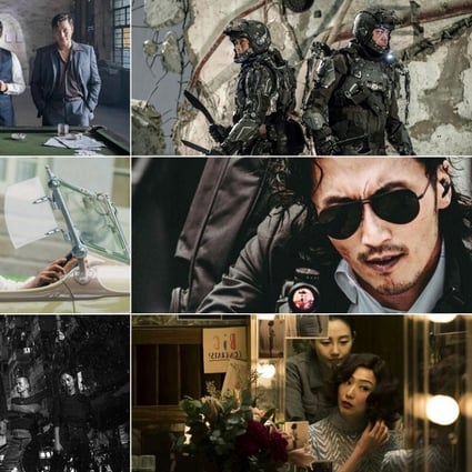 Six Hong Kong films to look forward to in 2021, clockwise from top left: Theory of Ambitions, Warriors of Future, Raging Fire, First Night Nerves, Sons of the Neon Night and Love After Love. Photos: Handouts, One Cool Pictures, Emperor Motion Pictures