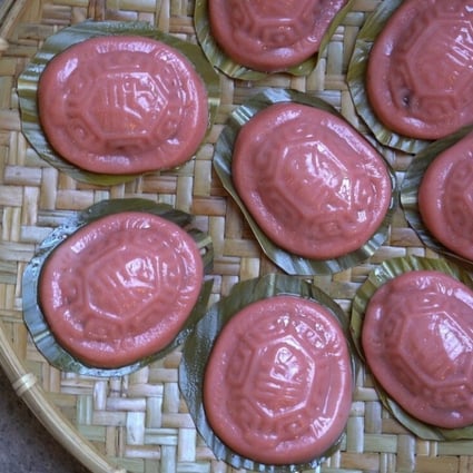 Sweet kueh pressed in the shape of a tortoise. Photo: Goldthread