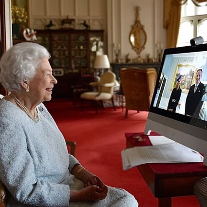Queen Elizabeth enjoys some screen time just like the rest of us. Photo: @british.monarch/Instagram