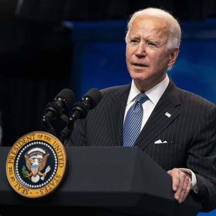 US President Joe Biden was expected to sign an executive order on Tuesday aimed at countering discrimination against Asian-Americans. Photo: AP