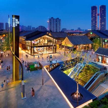 Chengdu’s downtown shopping district is located just a short distance from local attractions such as the 1,000-year-old Daci Temple. Photo: Handout