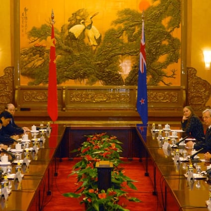 In 2008, New Zealand delegates travelled to China to sign a free-trade agreement that was upgraded this week. Photo: Getty Images