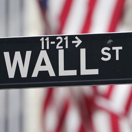 A street sign displayed at the New York Stock Exchange on November 23, 2020. Photo: AP