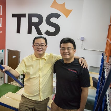 Yang Kaiheng, right, the force behind The Royal Singapore, with the company’s chief executive and creative director, Tham Why Keen. Photo: Clifford Lee