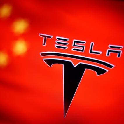 Tesla has seen a rapid rise in sales following its investments in China, with production this year expected to exceed 500,000 units – or nearly half of its worldwide output. Illustration: Reuters