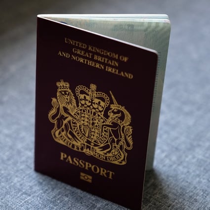 The British National (Overseas) passport. Photo: Fung Chang