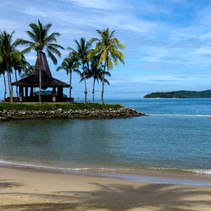 An empty beach in Kota Kinabalu, Sabah, Malaysia. Businesses in the popular tourist destination have been badly affected by a plunge in visitors amid the Covid-19 pandemic. Photo: Shutterstock