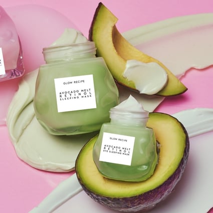 Glow Recipe products infused with watermelon and avocado. Fruit and vegetable-based skincare products are packed with vitamins and rich in antioxidants.
