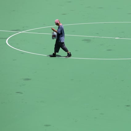 Sports pitches remain empty as Covid-19 travel restrictions continue to prevent events. Photo: Xiaomei Chen