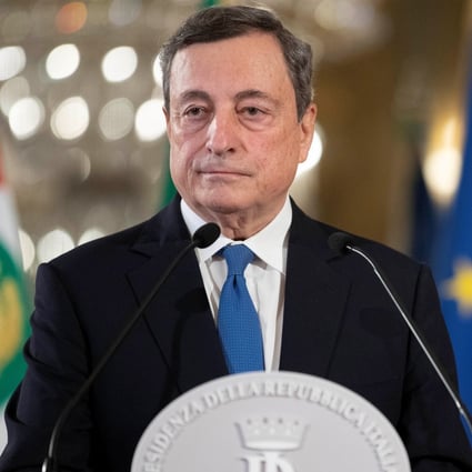 Former European Central Bank President Mario Draghi. Photo: Presidential Palace via Reuters