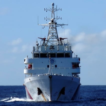 Chinese coastguard ships in the South China Sea. Photo: Reuters
