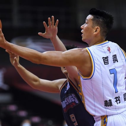 Jeremy Lin in action for the Beijing Ducks in the 2019-20 Chinese Basketball Association. Photo: Xinhua