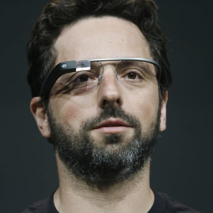 Sergey Brin, co-founder of Google, pictured in 2012 wearing the company’s ‘Glass’ brand of smart glasses. Photo: AFP
