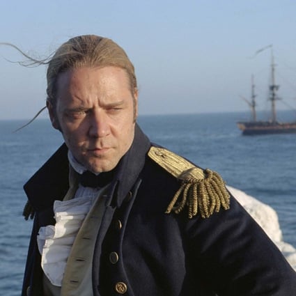 Russell Crowe in Master and Commander, one of Pip Hare’s favourite films. He sent her a birthday message as she sails around the world. Photo: Associated Press