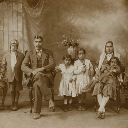 An image taken by Yucho Chow of a Sikh family, surnamed Johal, in his photo studio in Vancouver, Canada. Chow set up his business in the city’s Chinatown in 1906, where he photographed people of various ethnic backgrounds – migrants making a new life, like him. Photo: Yucho Chow Community Archive