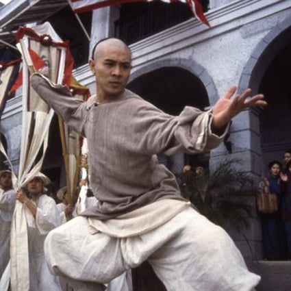 Jet Li as Wong Fei-hung in Once Upon a Time in China 2 (1992), directed by Tsui Hark.