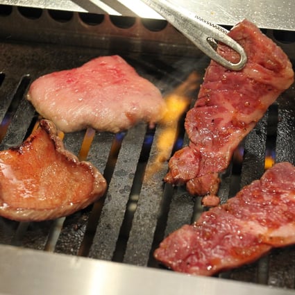 Grilled beef offerings at a yakiniku restaurant. Photo: SCMP