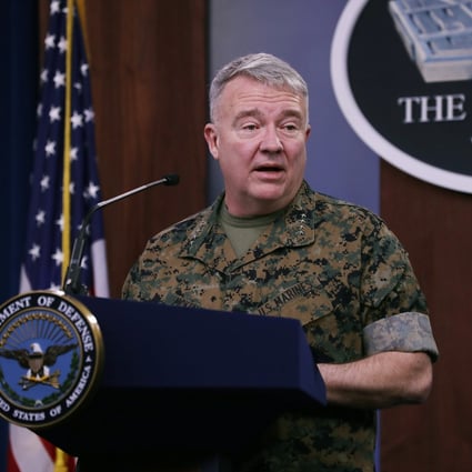 General Kenneth McKenzie, commander of US Central Command, says that while the US considers itself in competition with China and Russia in the Indo-Pacific and in Europe, there is also economic, military and economic rivalry in the Middle East. Photo: Getty Images/AFP