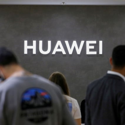 The Huawei logo is seen at the IFA consumer technology fair in Berlin, Germany on September 3, 2020. Photo: Reuters